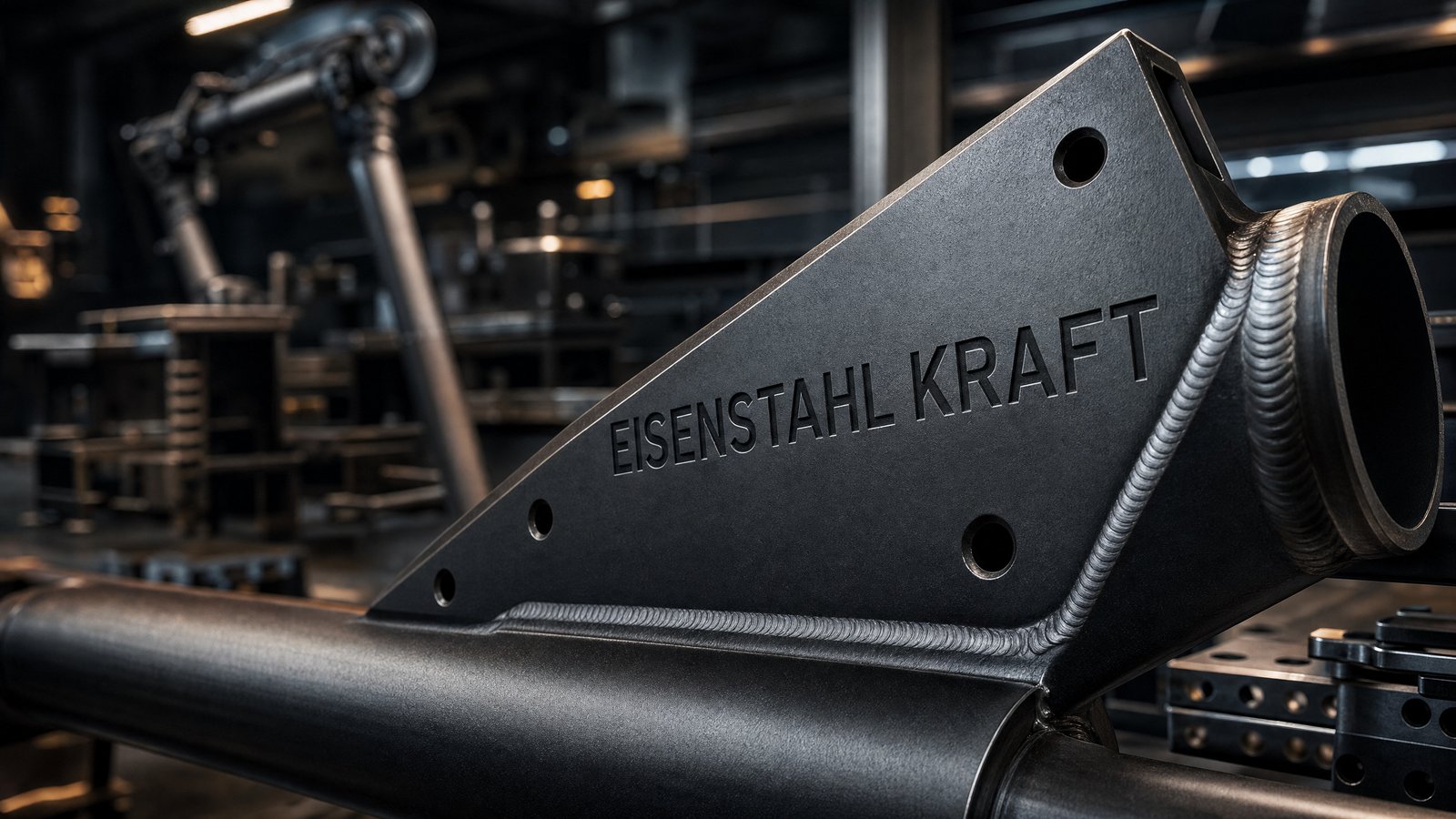 EisenStahl Kraft — Precision Steel Workshop Detail
